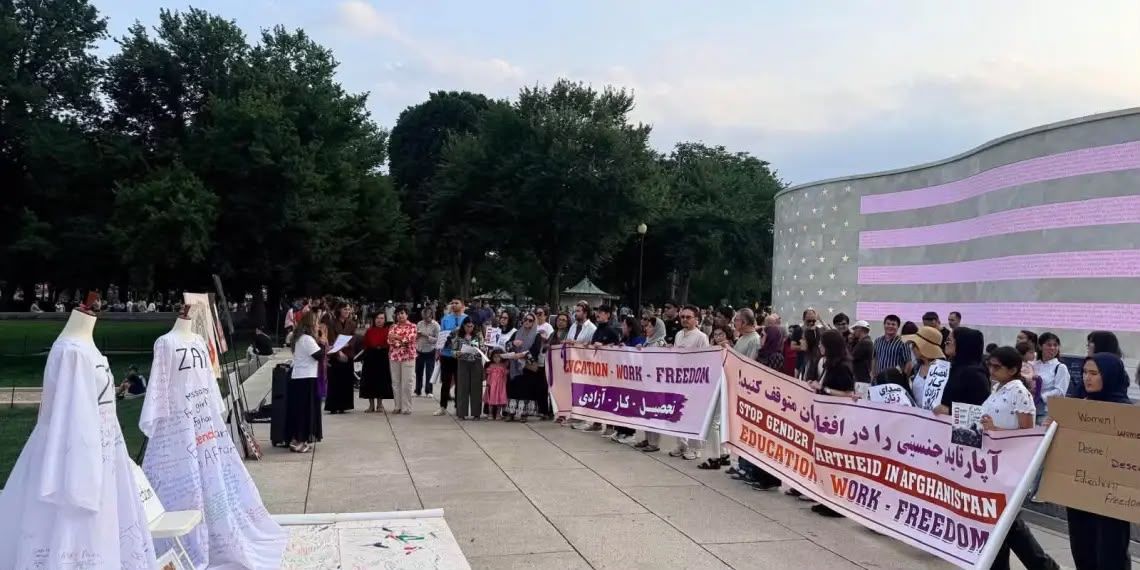 اعتراض شهروندان در ۲۸ شهر جهان؛ درخواست برای به‌رسمیت‌شناختن «آپارتاید جنسیتی» در افغانستان